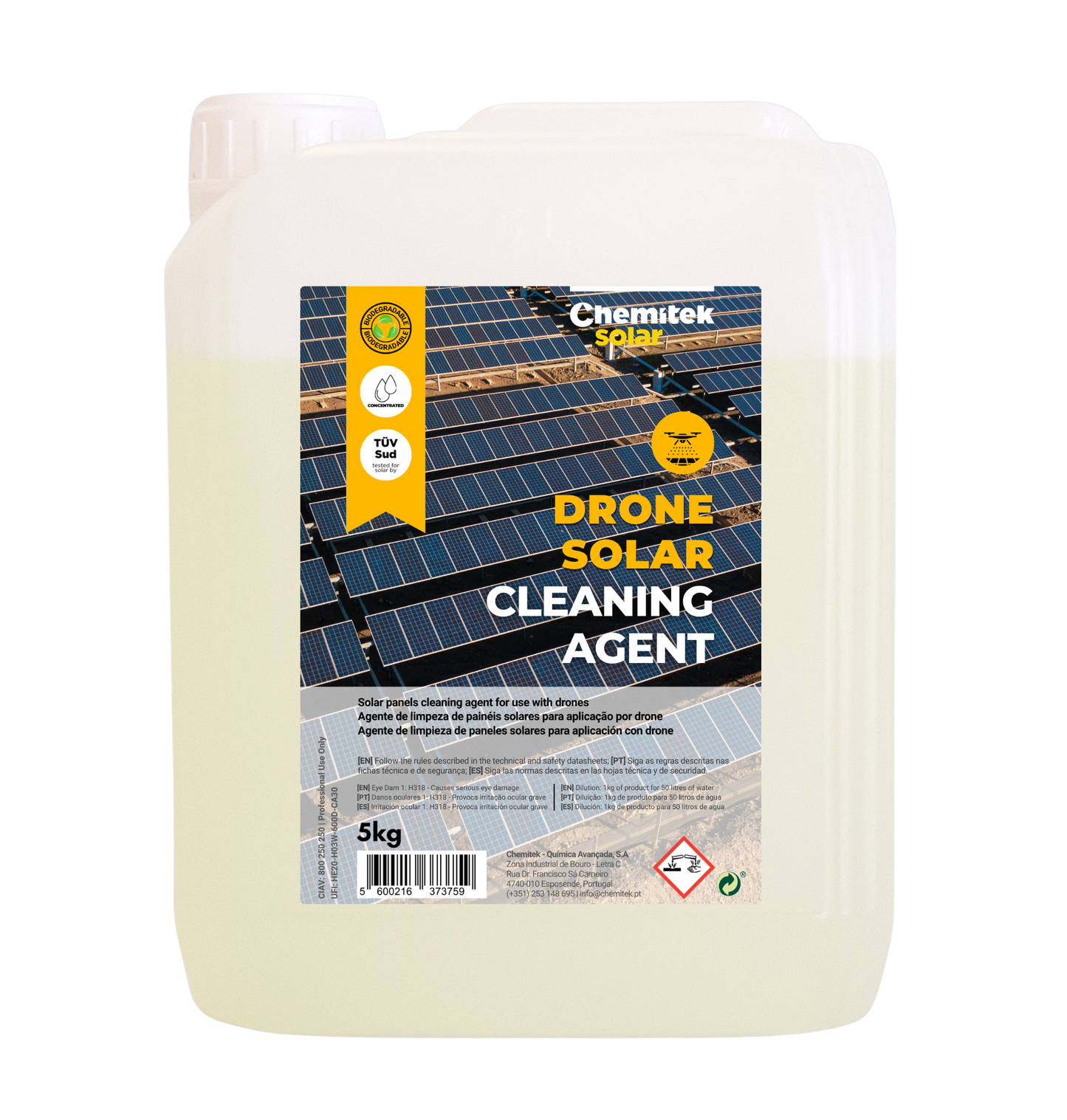 Drone Solar Cleaning Agent