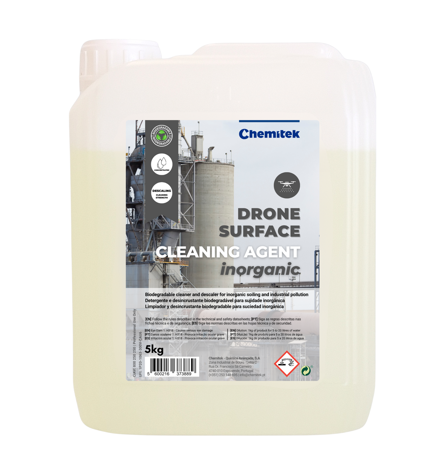 Drone Surface Cleaning Agent Inorganic