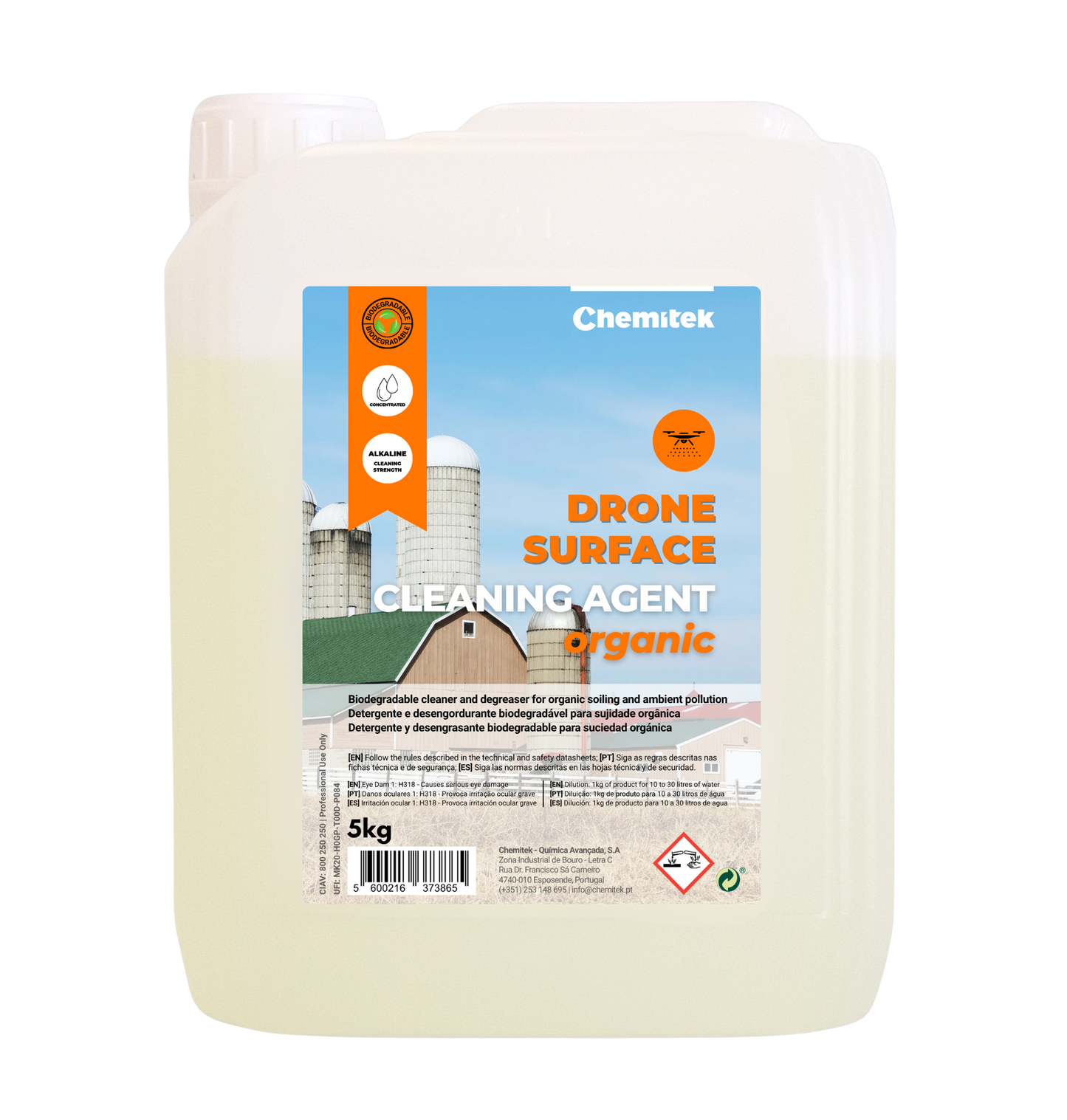 Drone Surface Cleaning Agent Organic